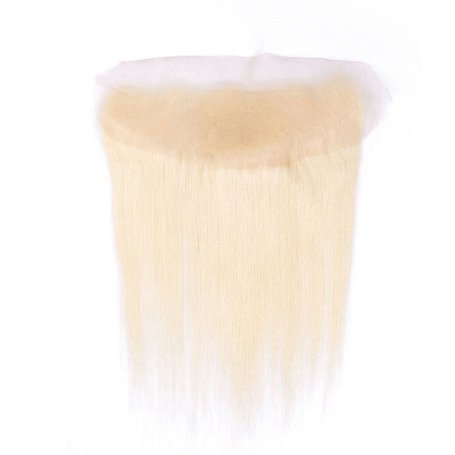 #613 Blonde Straight Brazilian Hair 13x4 Lace Frontal LLB01-#613