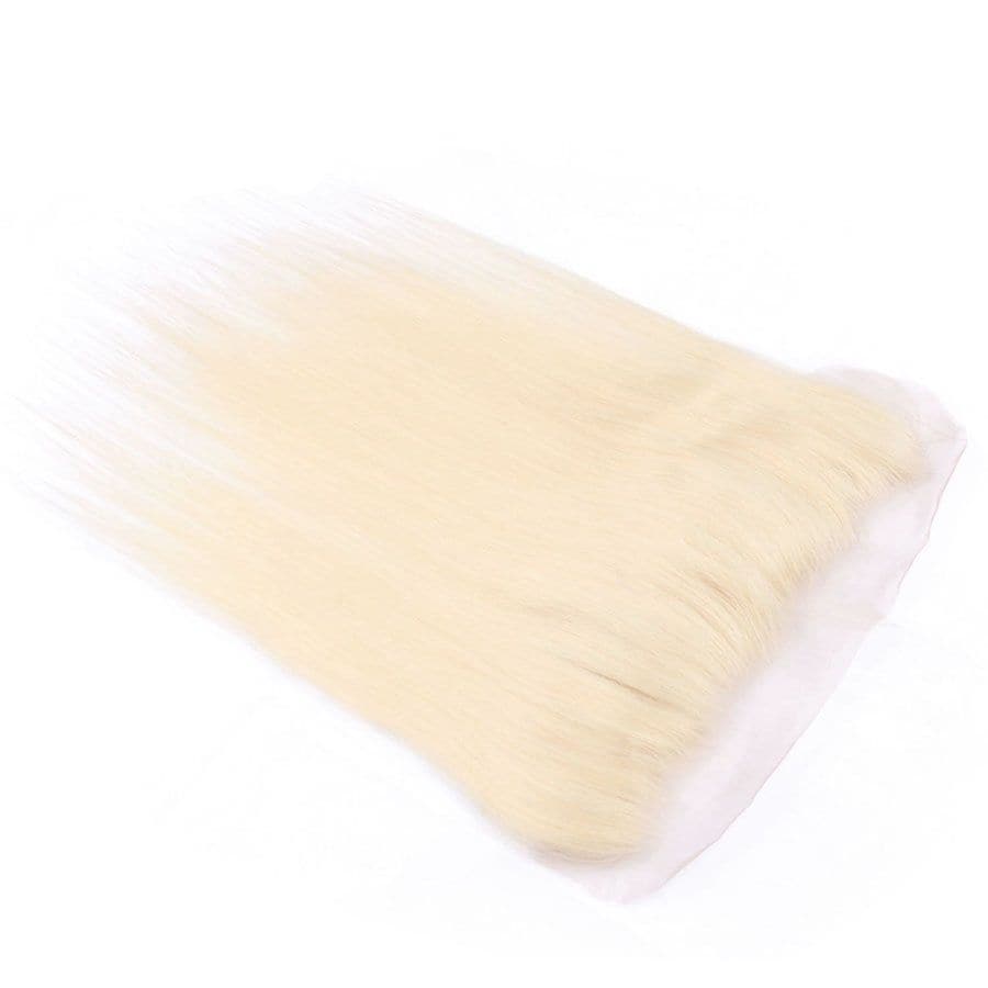 #613 Blonde Straight Brazilian Hair 13x4 Lace Frontal LLB01-#613