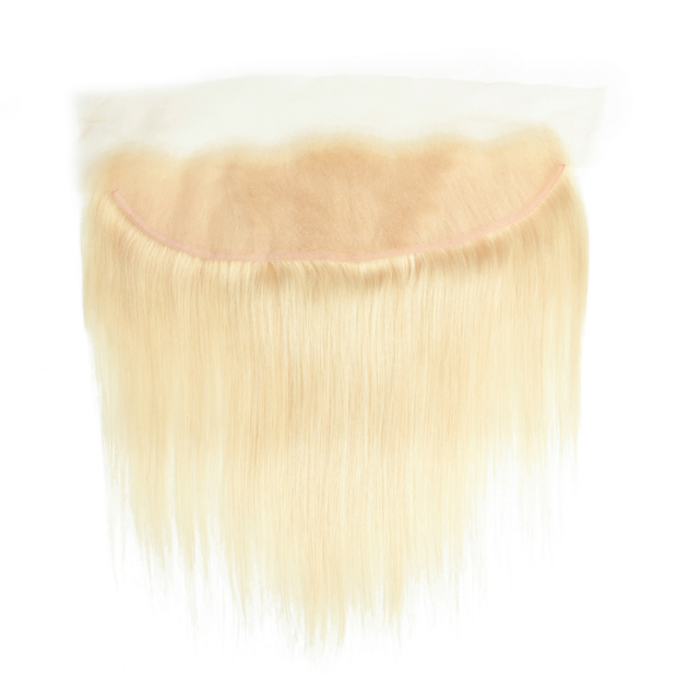 #613 Blonde Straight Brazilian Hair Bundles with HD Lace 13x4 Lace Frontal PLB01-#613