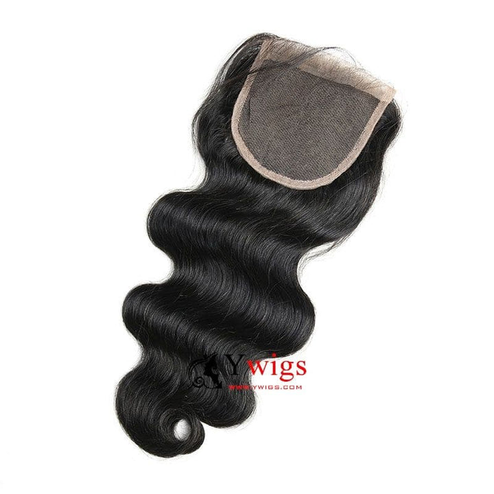 Natural Color Body Wavy Brazilian Hair Bundles with 5x5 HD Lace Closure PSB03