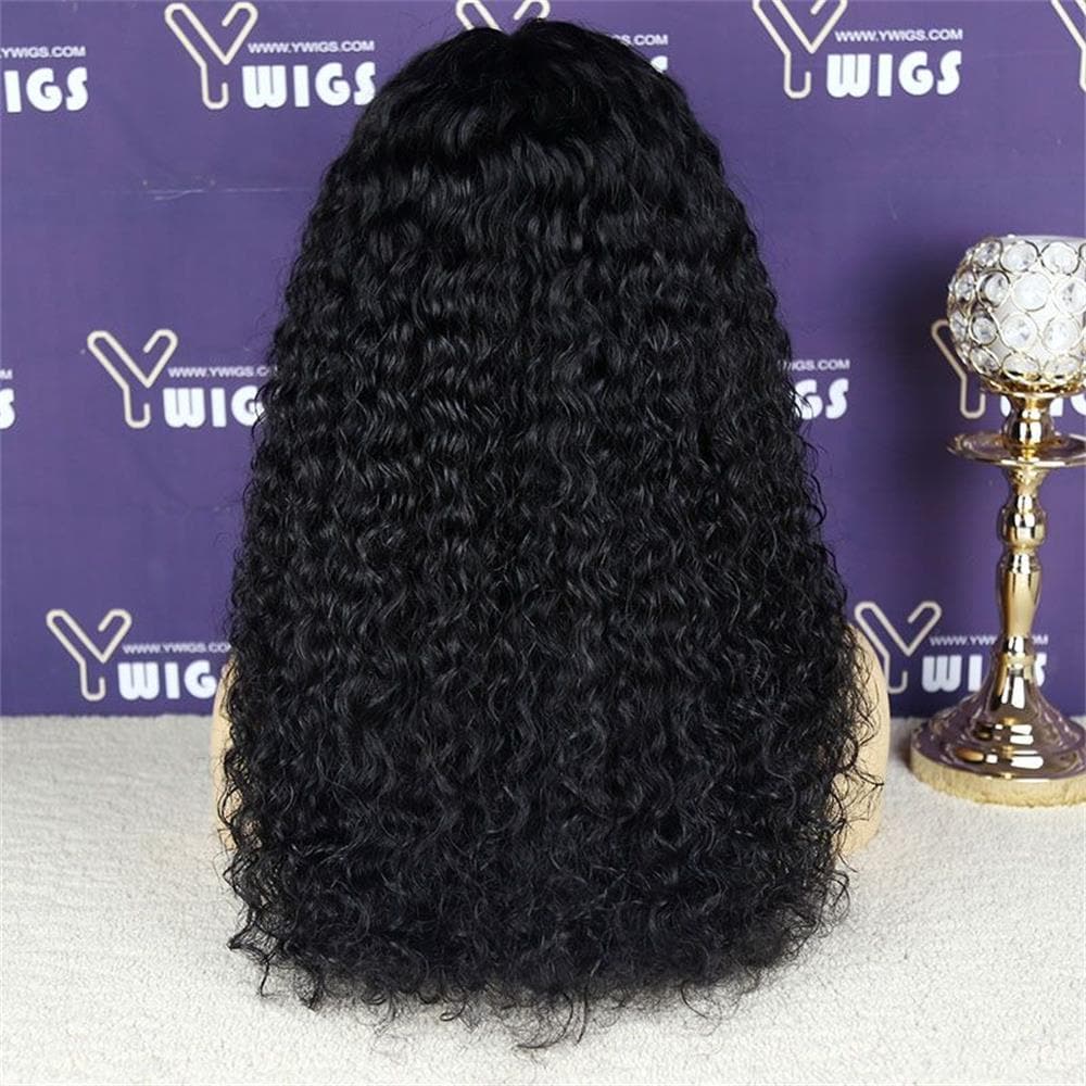 Curly Human Hair 13 x 6 Lace Front Wig A68