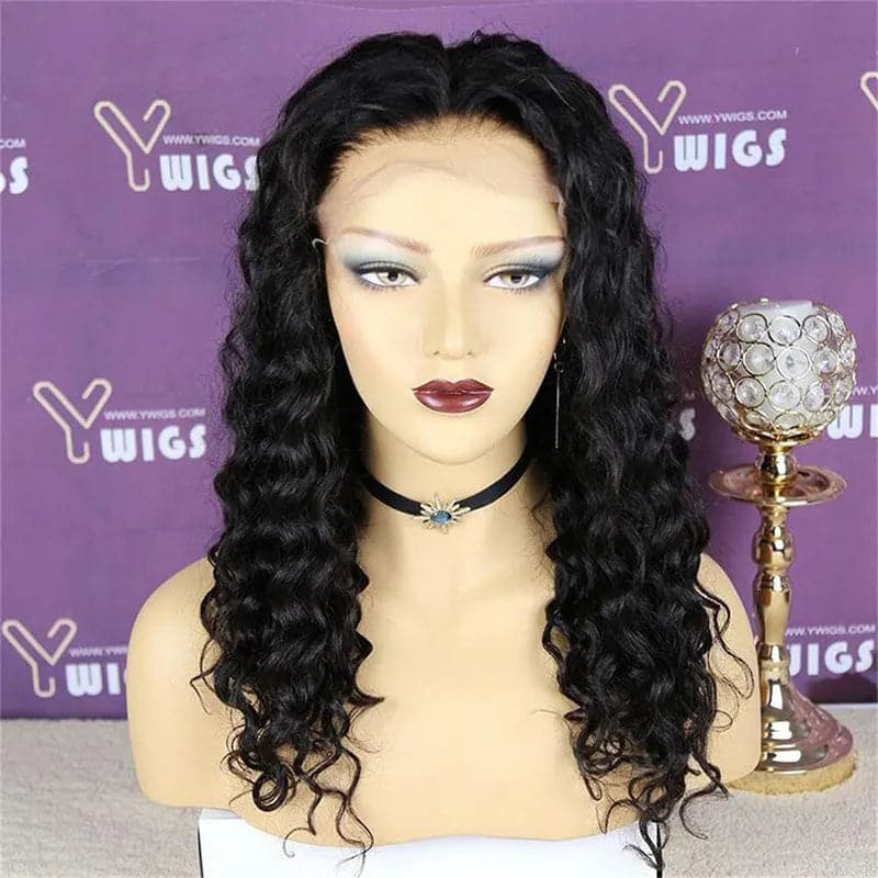 Loose Deep Human Hair 13x6 Lace Frontal Wig AFS63