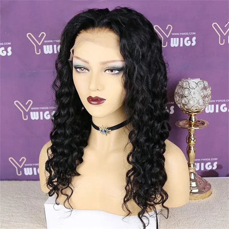 Loose Deep Human Hair 13x6 Lace Frontal Wig AFS63