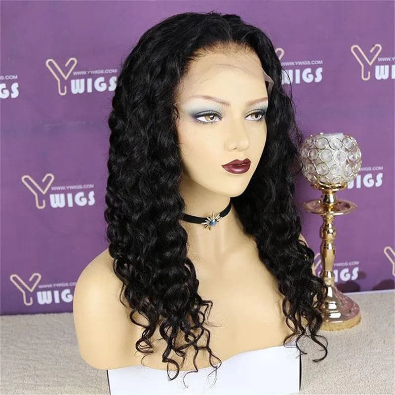 Loose Deep Human Hair 13x6 Lace Frontal Wig AFS63