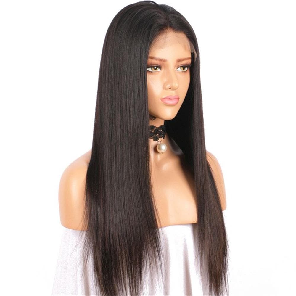 Straight Human Hair 13x6 Lace Front Wig A61