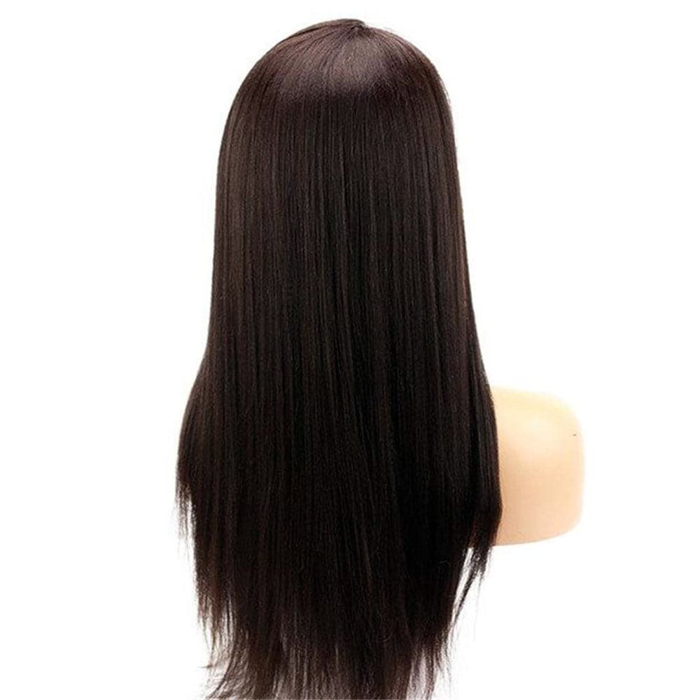 Yaki Straight Human Hair 13x6 Lace Front Wig AFB68
