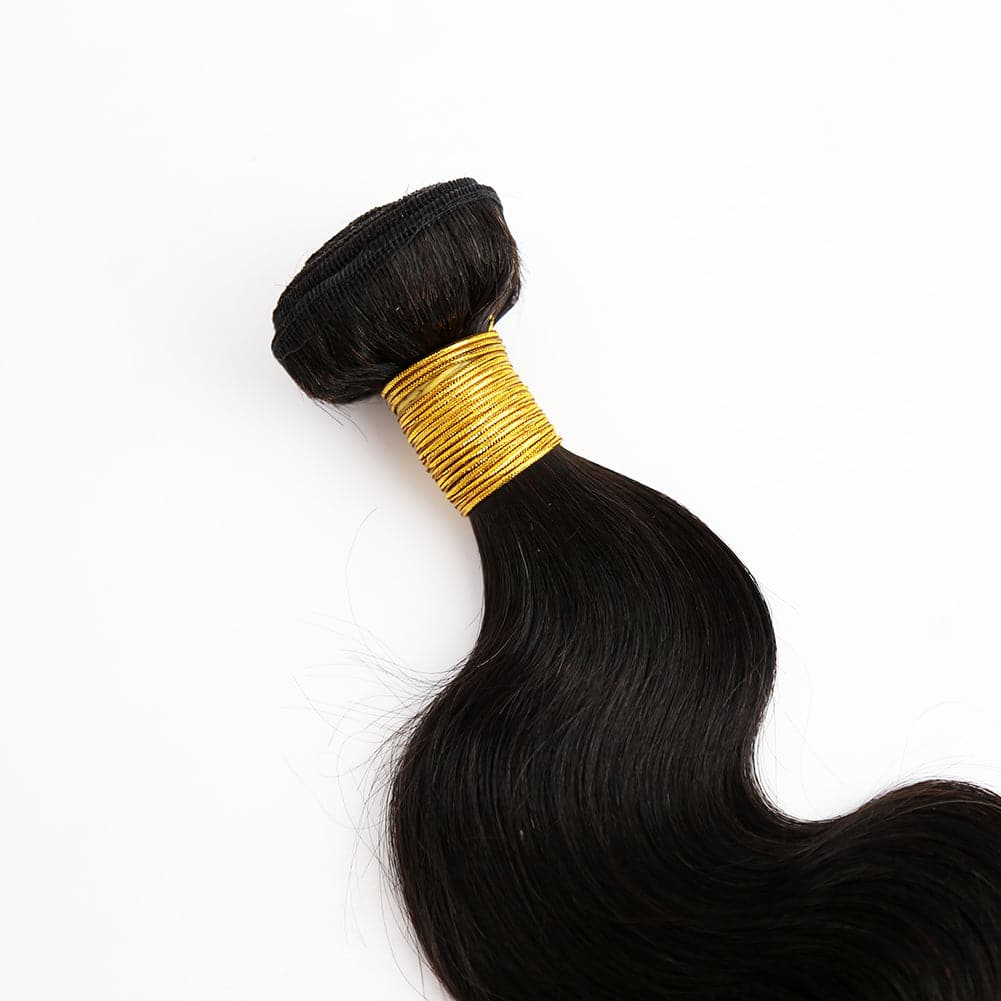 Body Wave Human Hair Bundles Natural Color