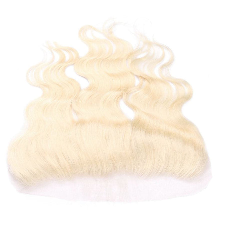 #613 Blonde Body Wave Brazilian Hair 13x4 Lace Frontal LLB04-#613