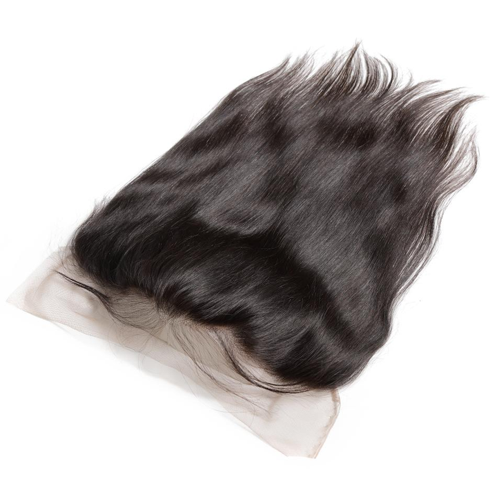 Natural Color Brazilian Hair Straight Texture HD Lace 13x4 Lace Frontal LLB01