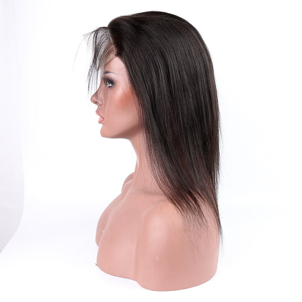 Natural Color Brazilian Hair Straight HD 6X6 Lace Closure BS01